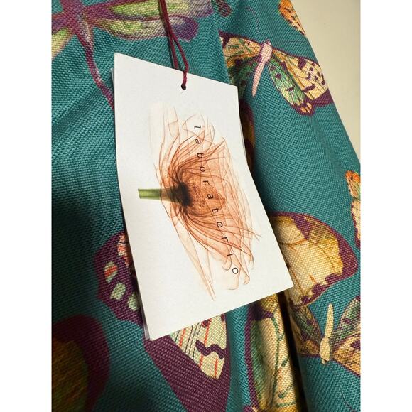 NWT RARE Laboratorio Capri GALEGA Butterfly Maxi Skirt Sz. L (10) - Picture 2 of 6